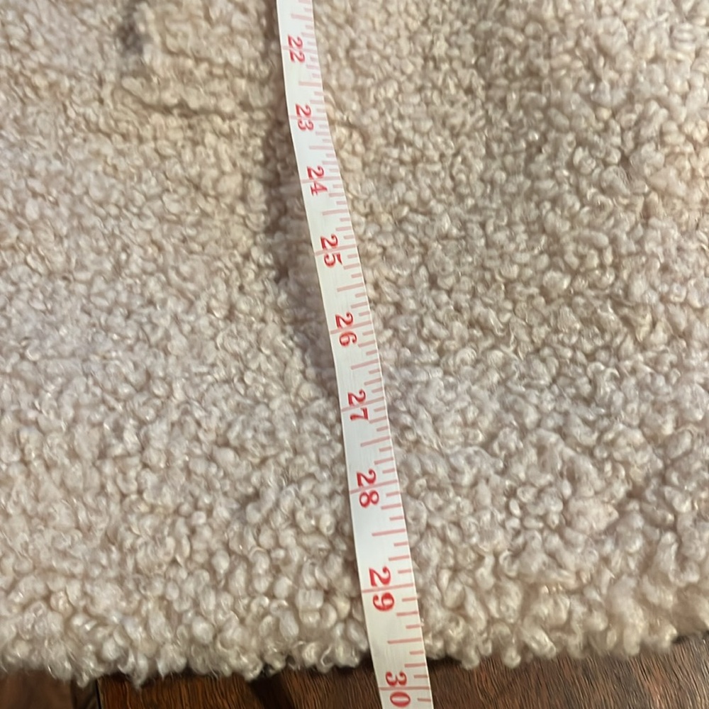Banana republic oversized Sherpa cocoon coat - Picture 6 of 8